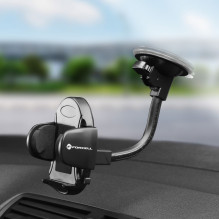 Car phone holder Forcell F-Grip Oval 17 cm windshield / dashboard / air vent black
