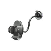 Automobilinis telefono laikiklis Forcell F-Grip Oval 27 cm, juodas, skirtas priekiniam stiklui / prietaisų skydeliui / o Automobilinis telefono laikiklis Forcell F-Grip Oval 27 cm, juodas, skirtas priekiniam stiklui / prietaisų skydeliui / o