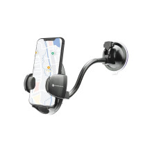 Car phone holder Forcell F-Grip Oval 27 cm windshield / dashboard / air vent black
