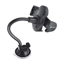 Car phone holder Forcell F-Grip Oval 27 cm windshield / dashboard / air vent black