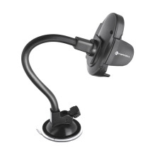 Car phone holder Forcell F-Grip Oval 27 cm windshield / dashboard / air vent black