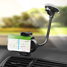 Car phone holder Forcell F-Grip Oval 27 cm windshield / dashboard / air vent black