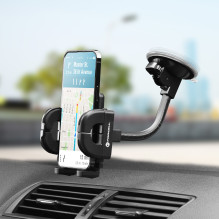 Car phone holder Forcell F-Grip Regular 17 cm windshield / dashboard / air vent black Car phone holder Forcell F-Grip Regular 17 cm windshield / dashboard / air vent black