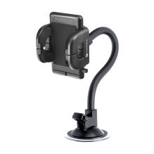 Automobilinis telefono laikiklis Forcell F-Grip Regular 27 cm, juodas, skirtas priekiniam stiklui / prietaisų skydeliui Automobilinis telefono laikiklis Forcell F-Grip Regular 27 cm, juodas, skirtas priekiniam stiklui / prietaisų skydeliui