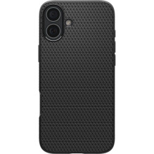SPIGEN dėklas LIQUID AIR iPhone 16 matinės juodos spalvos SPIGEN dėklas LIQUID AIR iPhone 16 matinės juodos spalvos