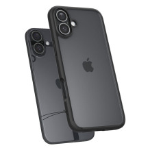 SPIGEN ULTRA HYBRID dėklas, skirtas IPHONE 16, matinės juodos spalvos SPIGEN ULTRA HYBRID dėklas, skirtas IPHONE 16, matinės juodos spalvos