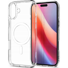 SPIGEN case ULTRA HYBRID MAG compatible with MagSafe for IPHONE 16 white SPIGEN case ULTRA HYBRID MAG compatible with MagSafe for IPHONE 16 white