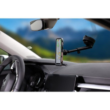 Magnetic car phone holder compatible with Magsafe Forcell F-Grip PrecisionX windshield / dashboard / air vent black Magnetic car phone holder compatible with Magsafe Forcell F-Grip PrecisionX windshield / dashboard / air vent black