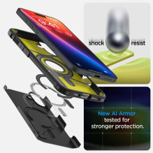 SPIGEN dėklas TOUGH ARMOR MAG, suderinamas su MagSafe, skirtas IPHONE 16, juodas SPIGEN dėklas TOUGH ARMOR MAG, suderinamas su MagSafe, skirtas IPHONE 16, juodas