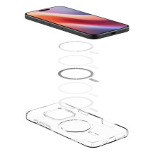 SPIGEN dėklas LIQUID CRYSTAL MAG, suderinamas su MagSafe do IPHONE 16 Pro, skaidrus SPIGEN dėklas LIQUID CRYSTAL MAG, suderinamas su MagSafe do IPHONE 16 Pro, skaidrus