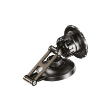 Magnetic car phone holder Forcell F-Grip IronSecure windshield / dashboard black