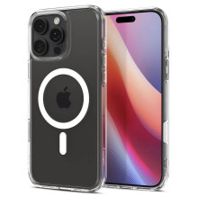 SPIGEN dėklas ULTRA HYBRID "T" MAG suderinamas su MagSafe, skirtas IPHONE 16 Pro, baltas