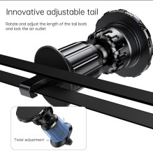Magnetic car phone holder Forcell F-Grip MagFlex windshield / dashboard / air vent black