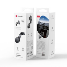 Magnetinis automobilio telefono laikiklis, suderinamas su „Magsafe Forcell F-Grip MagFlex“, juodas Magnetinis automobilio telefono laikiklis, suderinamas su „Magsafe Forcell F-Grip MagFlex“, juodas