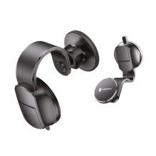 Magnetic car phone holder compatible with Magsafe Forcell F-Grip MagFlex windshield / dashboard black