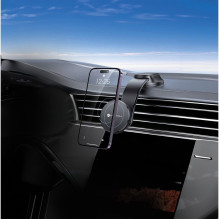 Magnetinis automobilio telefono laikiklis, suderinamas su „Magsafe Forcell F-Grip MagFlex“, juodas Magnetinis automobilio telefono laikiklis, suderinamas su „Magsafe Forcell F-Grip MagFlex“, juodas