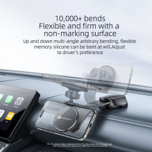 Magnetinis automobilio telefono laikiklis, suderinamas su „Magsafe Forcell F-Grip MagFlex“, juodas Magnetinis automobilio telefono laikiklis, suderinamas su „Magsafe Forcell F-Grip MagFlex“, juodas