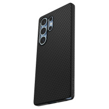 SPIGEN dėklas LIQUID AIR, skirtas SAMSUNG S25, itin matinės juodos spalvos