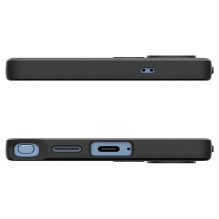 SPIGEN dėklas LIQUID AIR, skirtas SAMSUNG S25, itin matinės juodos spalvos