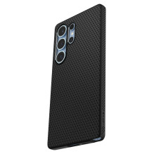 SPIGEN dėklas LIQUID AIR, skirtas SAMSUNG S25, itin matinės juodos spalvos