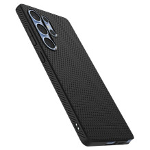 SPIGEN dėklas LIQUID AIR, skirtas SAMSUNG S25, itin matinės juodos spalvos