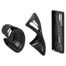 SPIGEN dėklas LIQUID AIR, skirtas SAMSUNG S25, itin matinės juodos spalvos