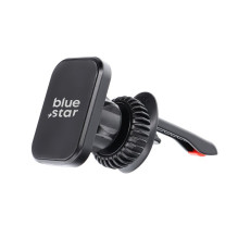 Magnetic car phone holder Blue Star Smart Lock Square air vent black Magnetic car phone holder Blue Star Smart Lock Square air vent black