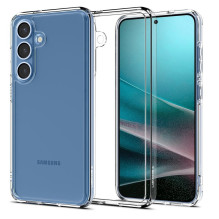 SPIGEN ULTRA HYBRID dėklas, skirtas SAMSUNG S25, krištolo skaidrumo SPIGEN ULTRA HYBRID dėklas, skirtas SAMSUNG S25, krištolo skaidrumo
