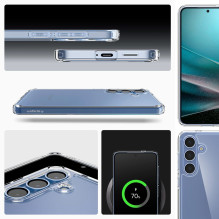 SPIGEN ULTRA HYBRID dėklas, skirtas SAMSUNG S25, krištolo skaidrumo SPIGEN ULTRA HYBRID dėklas, skirtas SAMSUNG S25, krištolo skaidrumo