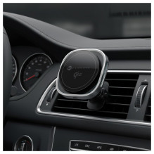 Belaidis automobilinis telefono laikiklis, suderinamas su „Magsafe Forcell F-Grip Air Mag F-07 Qi2 15W“ oro išleidimo an