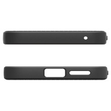 SPIGEN dėklas LIQUID AIR, skirtas GOOGLE PIXEL 9A, matinės juodos spalvos