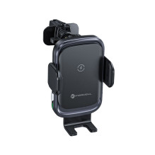 Wireless car phone holder Forcell F-Grip Grand F-24 15W air vent silver Wireless car phone holder Forcell F-Grip Grand F-24 15W air vent silver