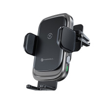 Wireless car phone holder Forcell F-Grip Grand F-24 15W air vent silver Wireless car phone holder Forcell F-Grip Grand F-24 15W air vent silver
