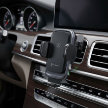 Wireless car phone holder Forcell F-Grip Grand F-24 15W air vent silver Wireless car phone holder Forcell F-Grip Grand F-24 15W air vent silver