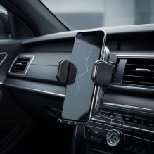 Wireless car phone holder Forcell F-Grip Grand F-24 15W air vent silver Wireless car phone holder Forcell F-Grip Grand F-24 15W air vent silver