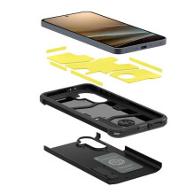 SPIGEN case TOUGH ARMOR for SAMSUNG A36 5G black SPIGEN case TOUGH ARMOR for SAMSUNG A36 5G black
