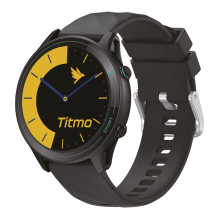 Išmanusis laikrodis TITMO O-100 (TFT, „Bluetooth“ skambučiai) juodas