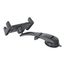 BLUE STAR Max Wide with lock system car holder for tablet 4,7-14" windshield mount black