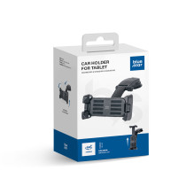 BLUE STAR Max Wide with lock system car holder for tablet 4,7-14" windshield mount black