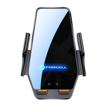 Wireless car phone holder Forcell F-Grip HS6 15W windshield / air vent black