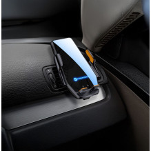 Wireless car phone holder Forcell F-Grip HS6 15W windshield / air vent black