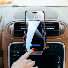 Belaidis automobilio telefono laikiklis Forcell F-Grip HS6 15W priekinis stiklas / oro išleidimo anga, juodas Belaidis automobilio telefono laikiklis Forcell F-Grip HS6 15W priekinis stiklas / oro išleidimo anga, juodas