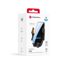 Wireless car phone holder Forcell F-Grip HS6 15W windshield / air vent black