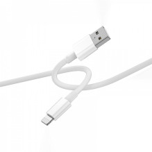 „WiWU“ – klasikinės serijos duomenų kabelis „Wi-C006“, USB A–Lightning 2,4A, baltas „WiWU“ – klasikinės serijos duomenų kabelis „Wi-C006“, USB A–Lightning 2,4A, baltas