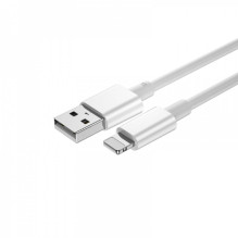 „WiWU“ – klasikinės serijos duomenų kabelis „Wi-C006“, USB A–Lightning 2,4A, baltas „WiWU“ – klasikinės serijos duomenų kabelis „Wi-C006“, USB A–Lightning 2,4A, baltas