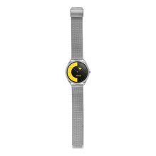 Smartwatch TITMO O-170 (AMOLED, bluetooth call, stainless steal silver mesh strap) silver