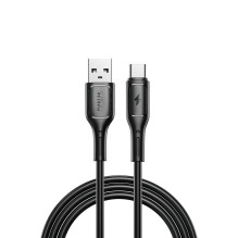 „WiWU“ – „Starlink“ serijos duomenų kabelis „Wi-C001“ USB A į USB C 2,4A – juodas