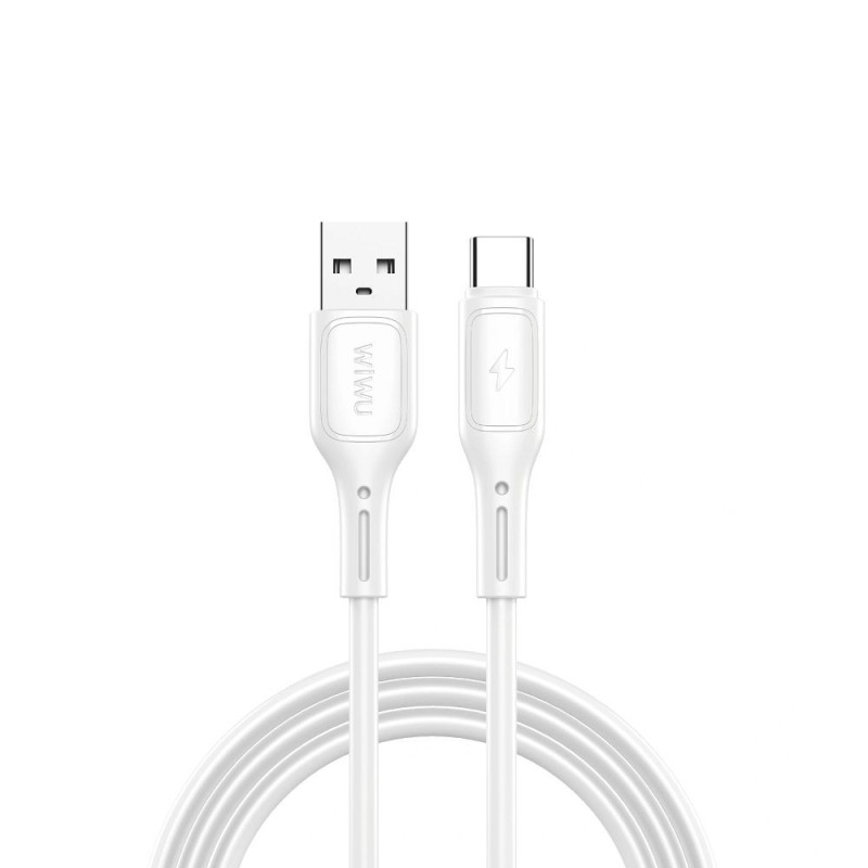 „WiWU“ – „Starlink“ serijos duomenų kabelis „Wi-C001“ USB A į USB C 2,4A – baltas