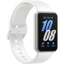 Išmanusis laikrodis „Samsung 1,6“ AMOLED IP68 Fit3 sidabrinis