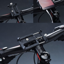 GUB bike holder for mobile phone G83 Aluminium black GUB bike holder for mobile phone G83 Aluminium black